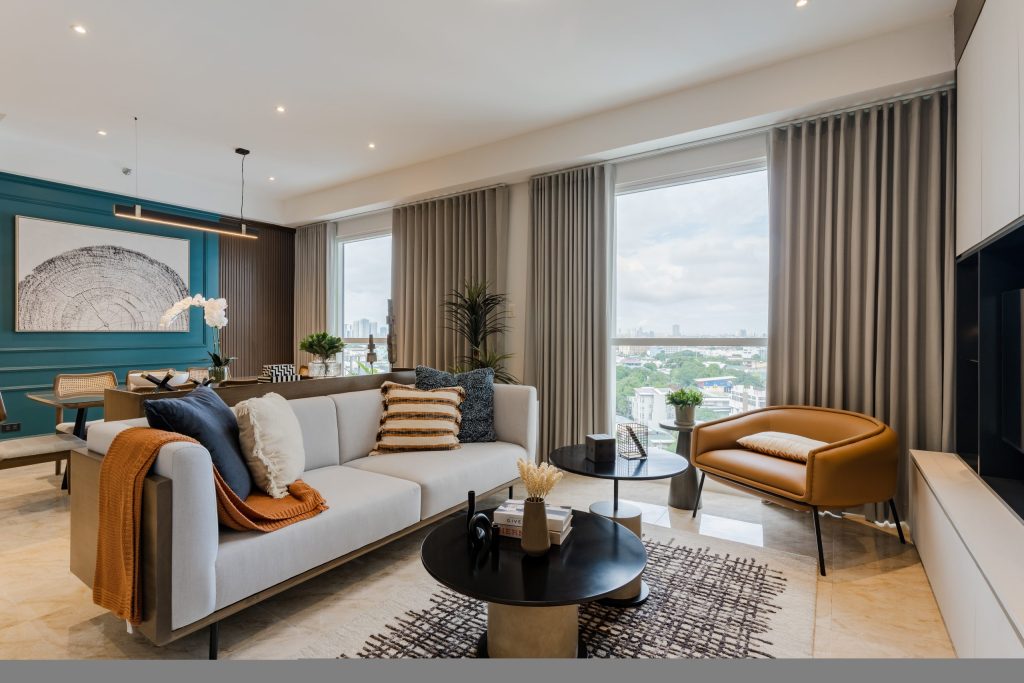 Actual photo of Unit Gold 11B, a serene metro retreat spanning 154 sqm, seamlessly combining urban convenience with refined comfort for a sophisticated lifestyle. 